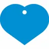 Apykaklės identifikavimo lentelė Imarc Heart Mėlyna