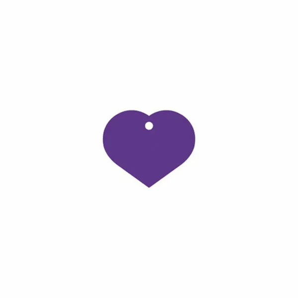 Apkakles identifikācijas plāksne Imarc Heart Ceriņš