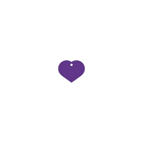 Apykaklės identifikavimo lentelė Imarc Heart Alyvinė