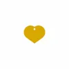 Фирменная табличка для ожерелья Imarc Heart Жёлтый Позолоченный
