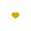 Фирменная табличка для ожерелья Imarc Heart Жёлтый Позолоченный