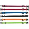 Dog collar Trixie Black Red Cobalt blue Apple M/L 22-35 cm (6 Units)