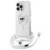 Karl Lagerfeld IML Choupette Head & Cord MagSafe - Case for iPhone 16 Pro (transparent)