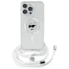 Karl Lagerfeld IML Choupette Head & Cord MagSafe - Case for iPhone 16 Pro (transparent)