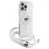 Karl Lagerfeld IML Choupette Head & Cord MagSafe - Case for iPhone 16 Pro (transparent)