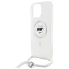 Karl Lagerfeld IML Choupette Head & Cord MagSafe - Case for iPhone 16 Pro (transparent)