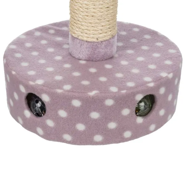 Skrāpējams Paklājiņš Kaķiem Trixie Junior Polar Violets Ceriņš Ø 6,5 cm 47 cm