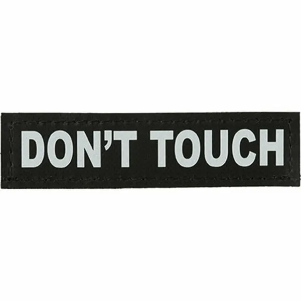 Diržų etiketės Julius K9 DON'T TOUCH XS (2 vnt.)