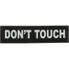 Diržų etiketės Julius K9 DON'T TOUCH XS (2 vnt.)