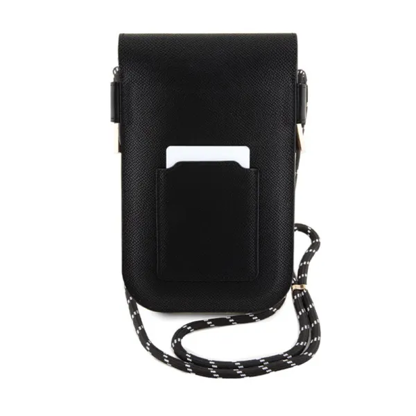 Hello Kitty Leather Hiding Kitty Cord - Phone crossbody bag (black)