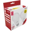 LED Globe Twin Pack A60 12W E27 WW