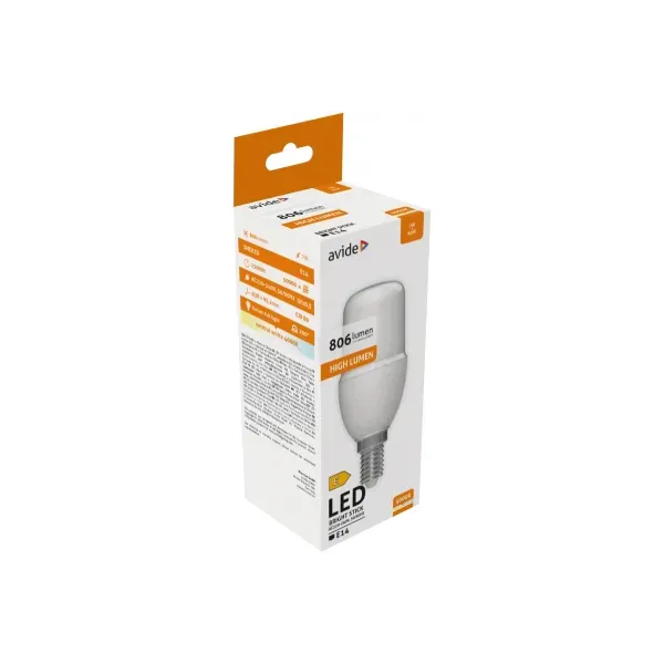 LED Bright Stick Bulb T37 7W E14 NW