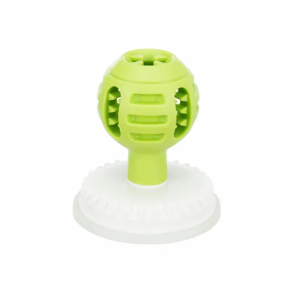 Mājdzīvnieku Bumba Trixie Lick'n'Snack Balts Zaļš Plastmasa TPR Ø 8/12 x 13 cm