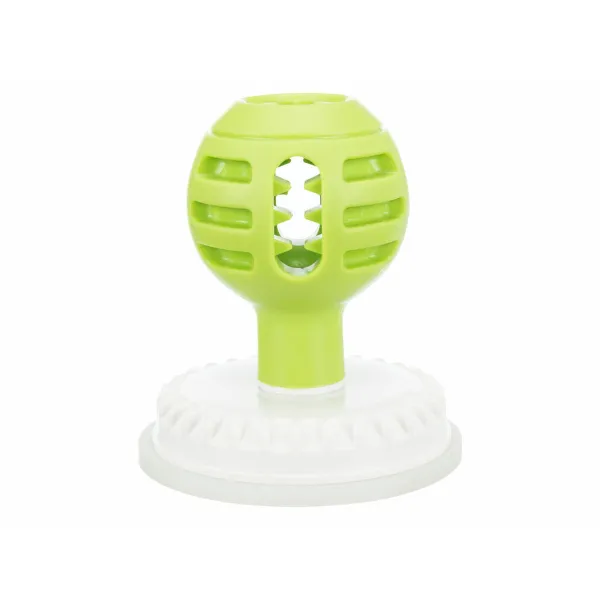 Pet Ball Trixie Lick'n'Snack White Green Plastic TPR Ø 8/12 x 13 cm