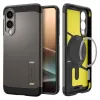 Spigen Tough Armor MagSafe - Case for Samsung Galaxy S25 Edge (Gunmetal)