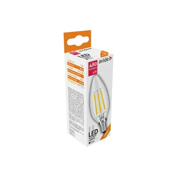 LED Filament Candle 4W E14 NW