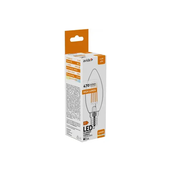 LED Filament Candle 4.5W E14 NW