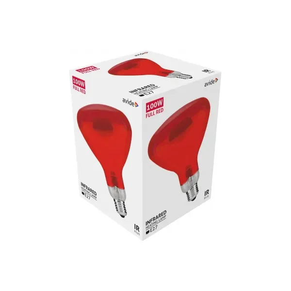 Infra Bulb E27 100W Full Red