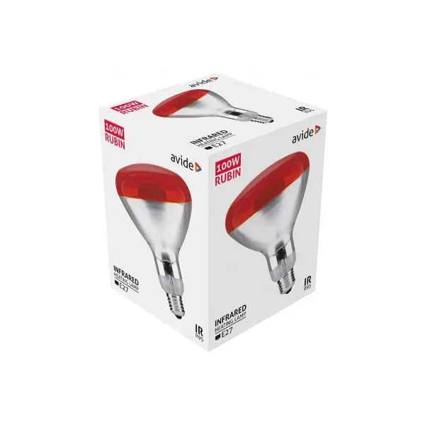 Infra Bulb R95 E27 100W Red