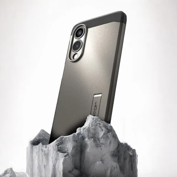 Spigen Tough Armor MagSafe - Case for Samsung Galaxy S25 Edge (Gunmetal)
