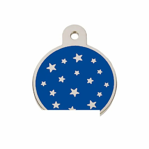 Identification plate for collar Imarc PetScribe Passion Blue Silver
