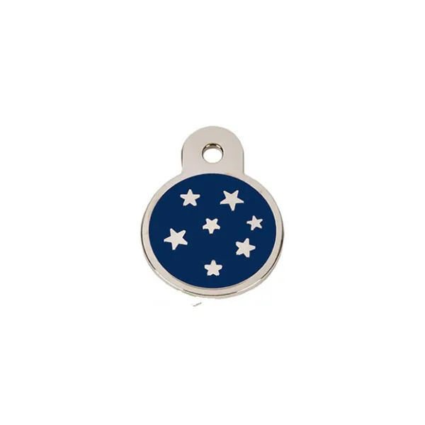 Identification plate for collar Imarc PetScribe Passion Blue Silver