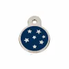 Identification plate for collar Imarc PetScribe Passion Blue Silver
