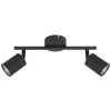 Ceiling lamp 2xGU10 Debra Black