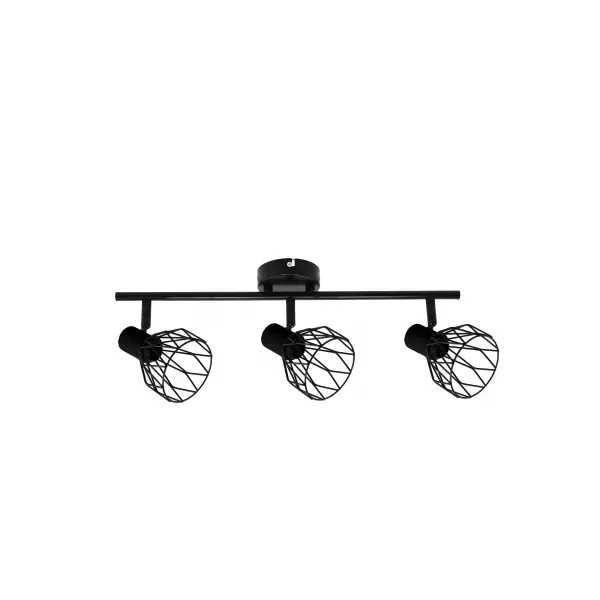 Ceiling Lamp Ivy 3xE14 Sockets Black