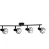 Ceiling Lamp Ivy 4xE14 Sockets Black