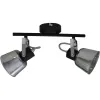 Ceiling Lamp Maya 2xE14 Sockets Black