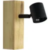 Wall Lamp Madeline 1xE27 Socket Wood/Black