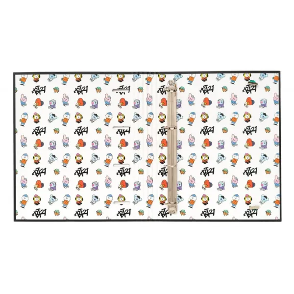 BT21 - A4 binder from the Street Mood collection (4 rings, elastic band)