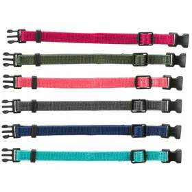 Koiran kaulapanta Trixie Vihreä Grafiitinharmaa Fuksia Koralli Indigo Azul Océano S/M 17-25 cm (6 osaa)