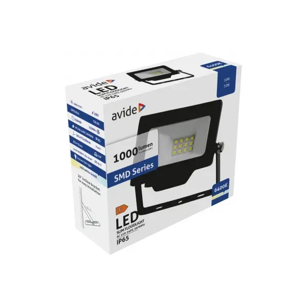 LED Flood Light Slim SMD 10W CW