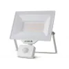 LED Frosted Flood Light Slim SMD 30W NW 4000K PIR White