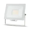 LED Frosted Flood Light Slim SMD 30W NW 4000K White