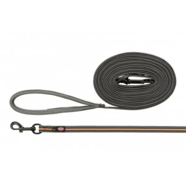 Треккинговый поводок Trixie Оранжевый Графитовый