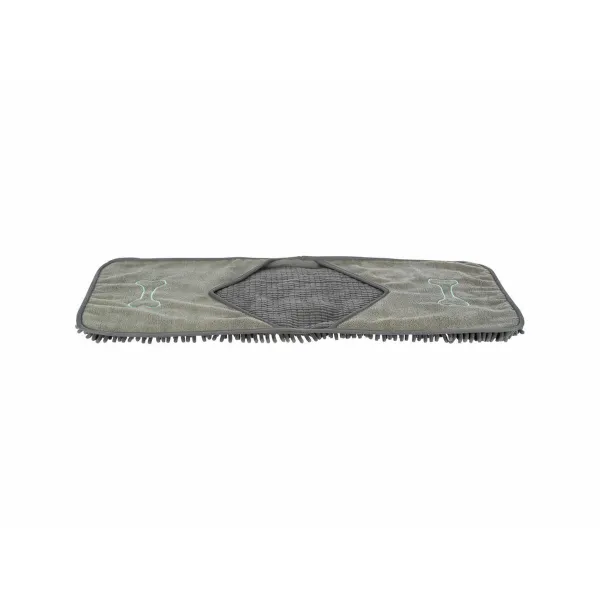 Microfibre Towel Trixie Grey 78 × 32 cm