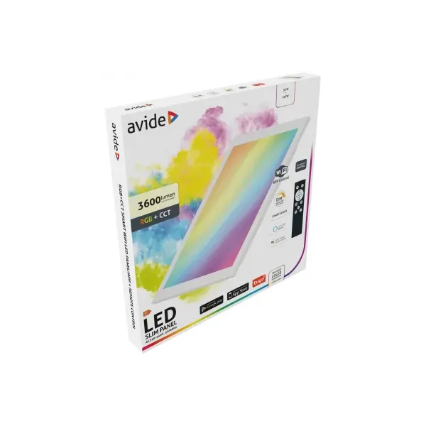 LED Slim Panel 595x595x30mm 36W RGB+CCT