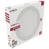 LED Ceiling Lamp Recessed Panel Round ALU 18W WW