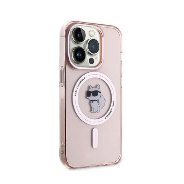 Karl Lagerfeld IML Choupette MagSafe - Case for iPhone 14 Pro Max (Pink)