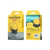 WEKOME WP-U128 - 2x USB-C Super Fast Charge GaN 40W mains charger (Yellow)