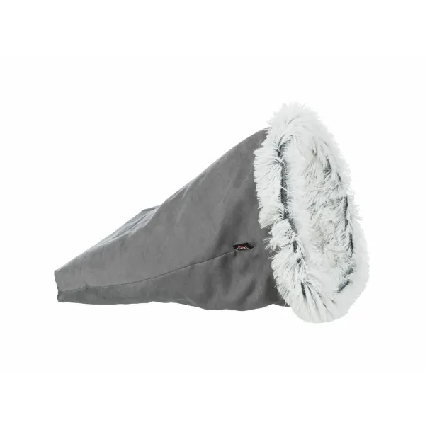 Pet bed Trixie Harvey White Black Grey Polyester Plush Ø 30 × 50 CM