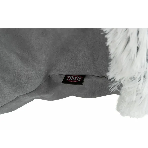 Pet bed Trixie Harvey White Black Grey Polyester Plush Ø 30 × 50 CM