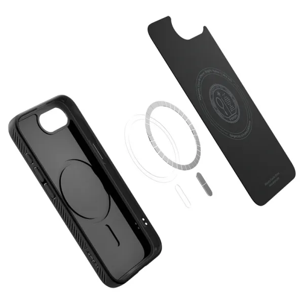 Spigen Liquid Air Mag MagSafe - Case for iPhone 17e / 16e (Matte Black)