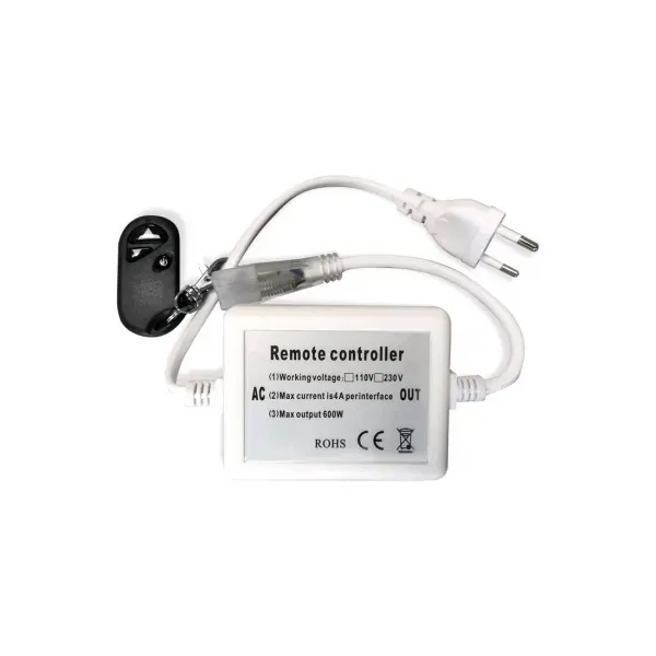 LED Strip 220V 600W Dimmer 5050 SMD RF Remote and Controller