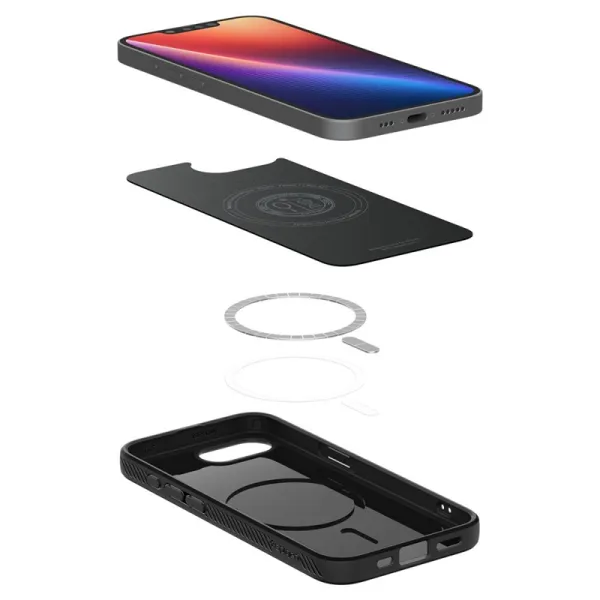 Spigen Liquid Air Mag MagSafe - Case for iPhone 17e / 16e (Matte Black)