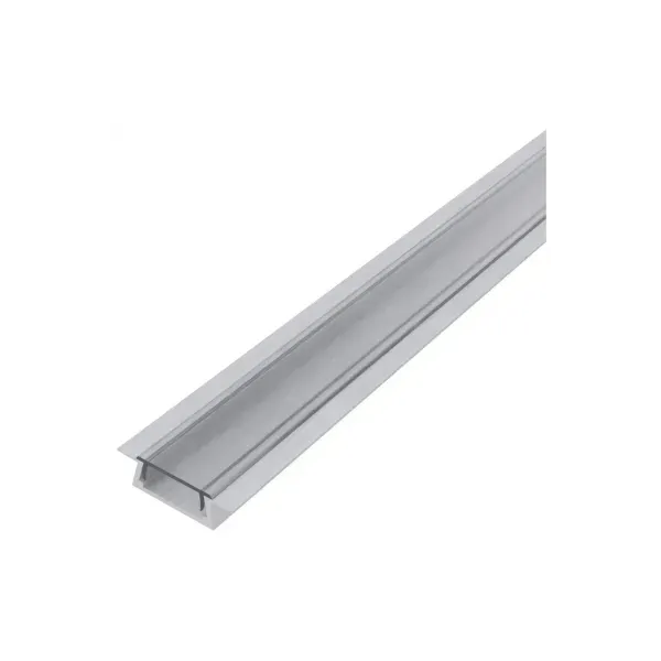 Alu Profile "U" 15.2x7.8mm Recessed with Clear cover 1m