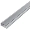 Alu Profile "U" 17.4x7mm Normal with Clear cover 1m